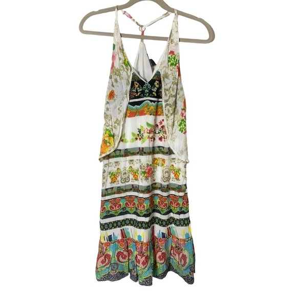 Desigual Size 38/Small Floral Kilian Print T Racer Back Dress - Picture 1 of 5